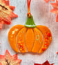 Fused Glass Pumpkin - Image 1