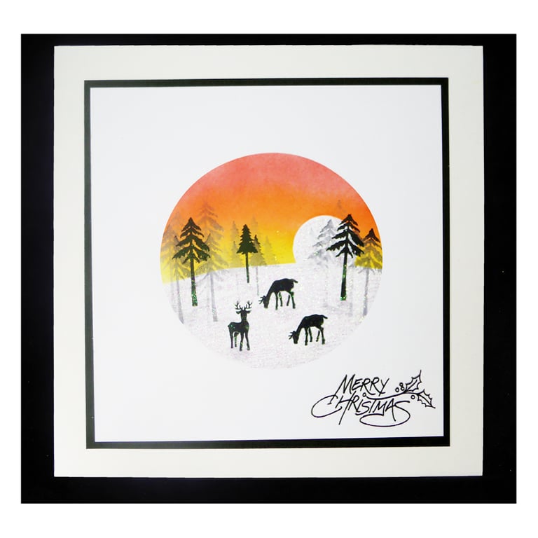 Christmas Forest Sunset (X618)