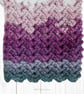Crochet gloves. Purple pink and grey ladies gloves, fingerless gloves.   - Image 7