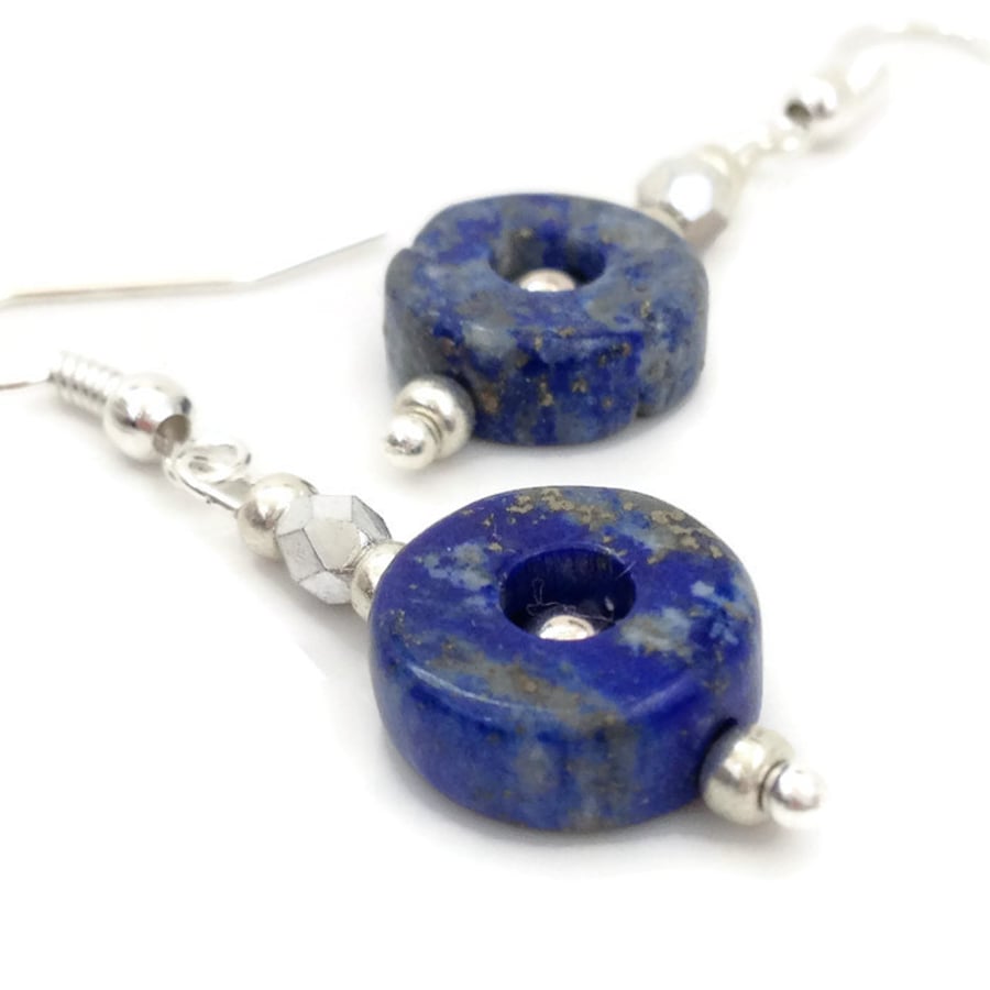 Lapis Lazuli Drop Earrings