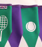 Tennis Bunting: Printed Racket & Ball Flags - Made in England - Image 6