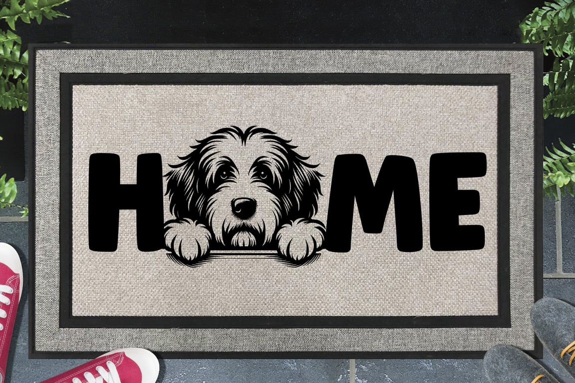 Old English Sheepdog Home Door Mat No.2 - All Weather - 45x70cm 