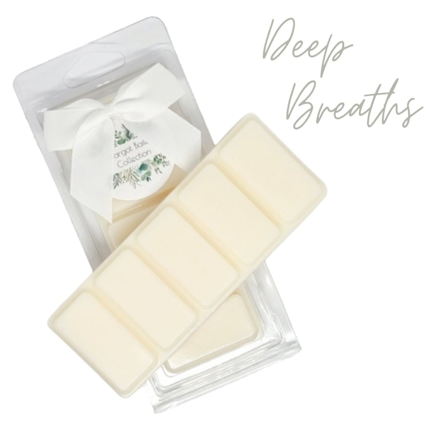 Deep Breaths  Wax Melts UK  50G  Luxury  Natural  Highly Scented
