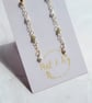 Cubic Zirconia Chain Earrings 14kt Gold FIlled - Image 4