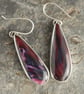 Berry bowlerite drop earrings - Image 5