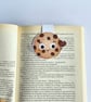 Handmade Cute Chocolate Chip Cookie Magnetic Bookmark - Image 2