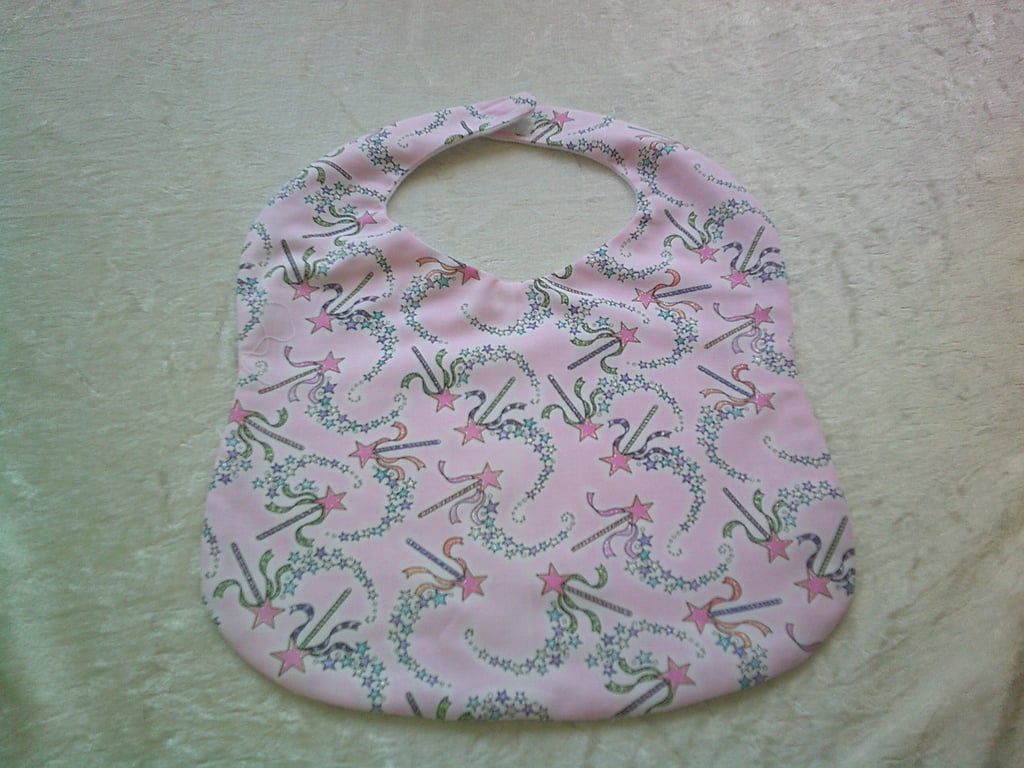 Fairy Wands and Flower Garlands Baby Bib