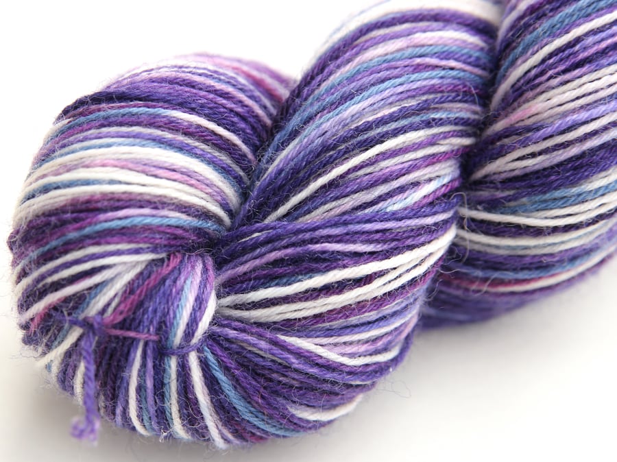 Second - Thunderstorm Superwash wool-nylon yarn