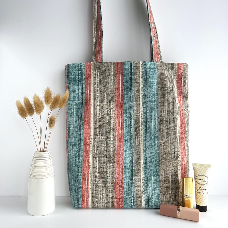 Striped Tote Bag