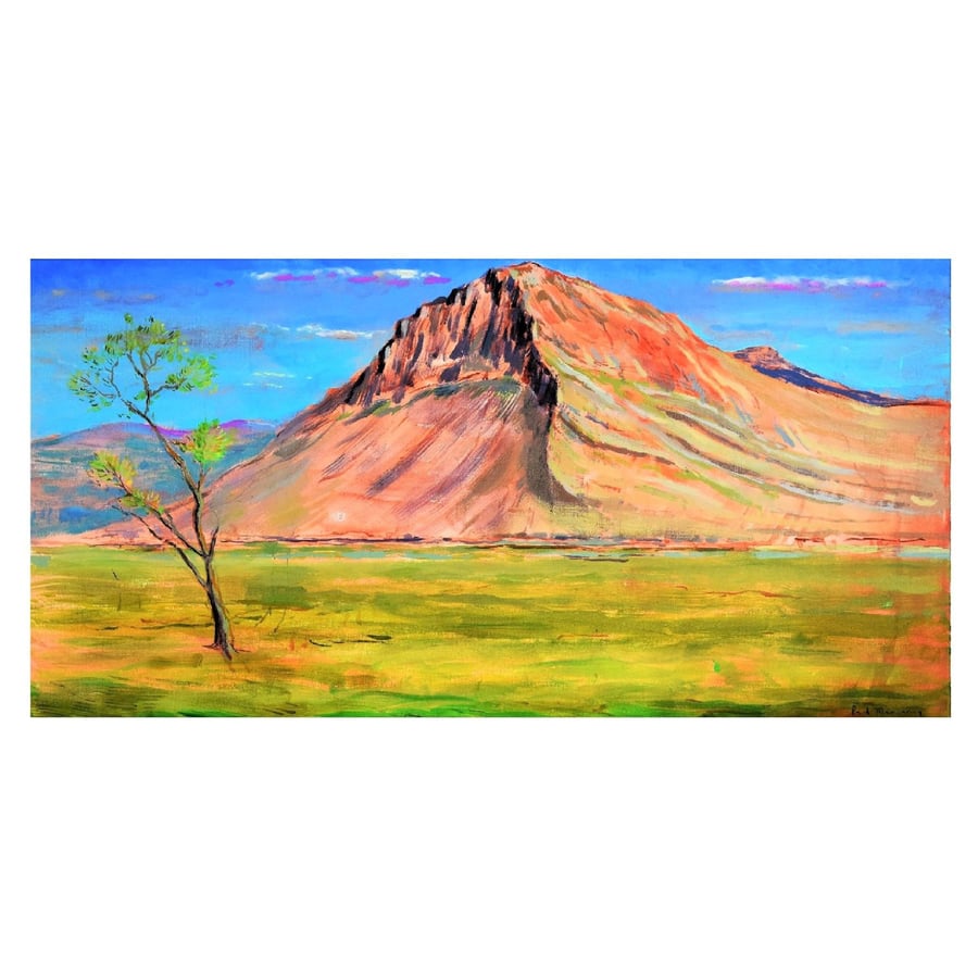 "The Mountain View", Landscape painting