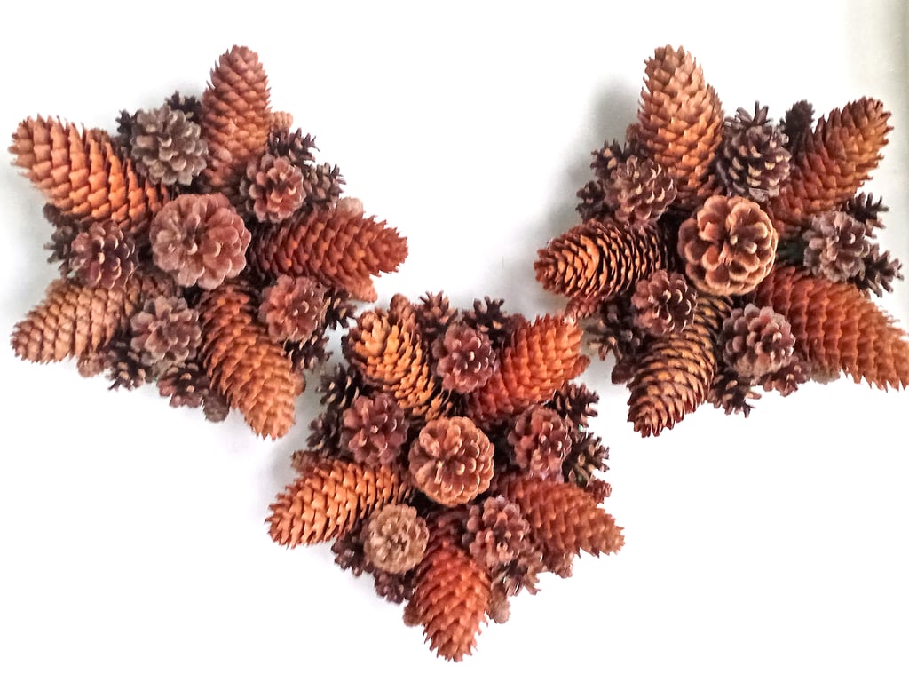 Christmas Table centrepiece, mini wreaths, 'Make It Yourself' KIT