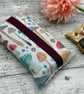 Mushroom Themed Fabric Pocket Tissue Holder - Travel Tissue Case - Reusable - Image 7
