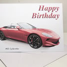 MG Cyberster - Birthday, Anniversary, Retirement or Plain Card