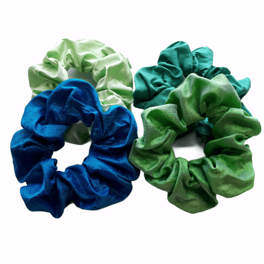 Silk scrunchie.