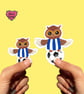 Ozzy owl Stickers, journal stickers, Sheffield Wednesday  - Image 6