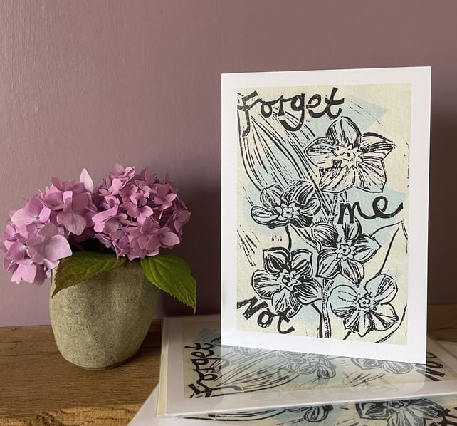 'Forget me Not', Greetings Card