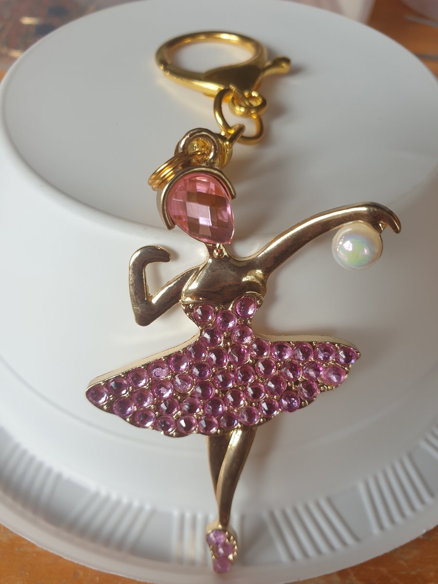 Ballerina bag charm