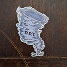 Tornado DDT Pro Wrestling Sticker - AEW Themed Decal WWE nxt