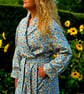 Handmade Liberty of London Lantana Dressing Gown – Cosy Winter Robe in Floral - Image 3