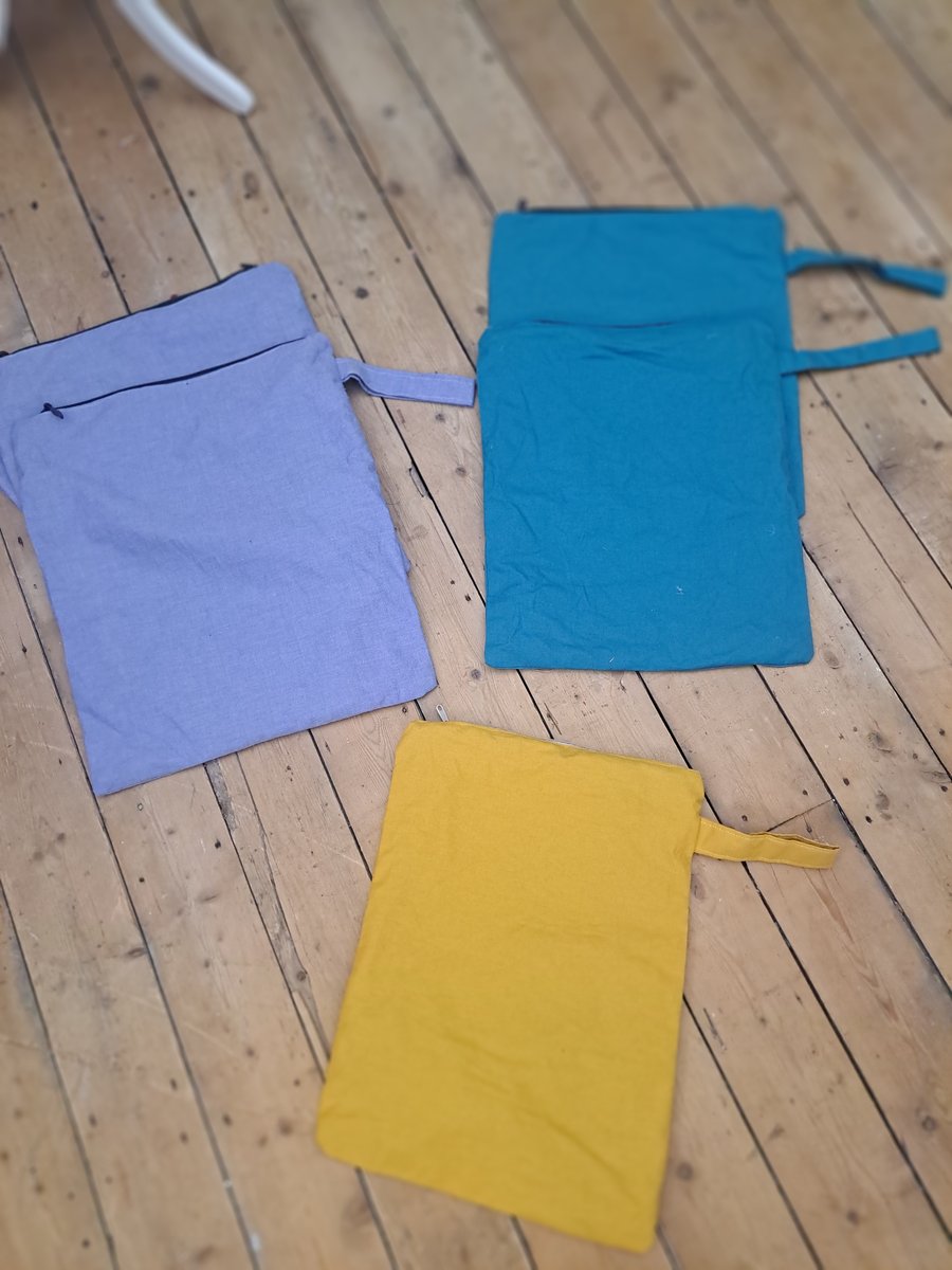 Reusable, sustainable wet bag for gym or swimming kit, laundry, baby clothes