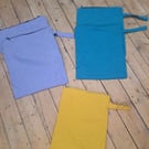 Reusable, sustainable wet bag for gym or swimming kit, laundry, baby clothes