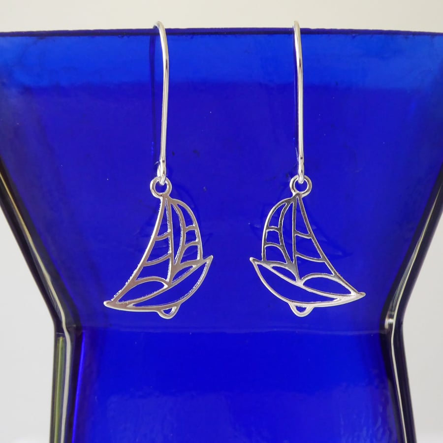 Sterling Silver yacht Earrings