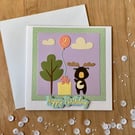 Handmade 2 year old Birthday Card