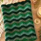 Baby Crochet Ripple Blanket for Stroller, Pram or Car seat
