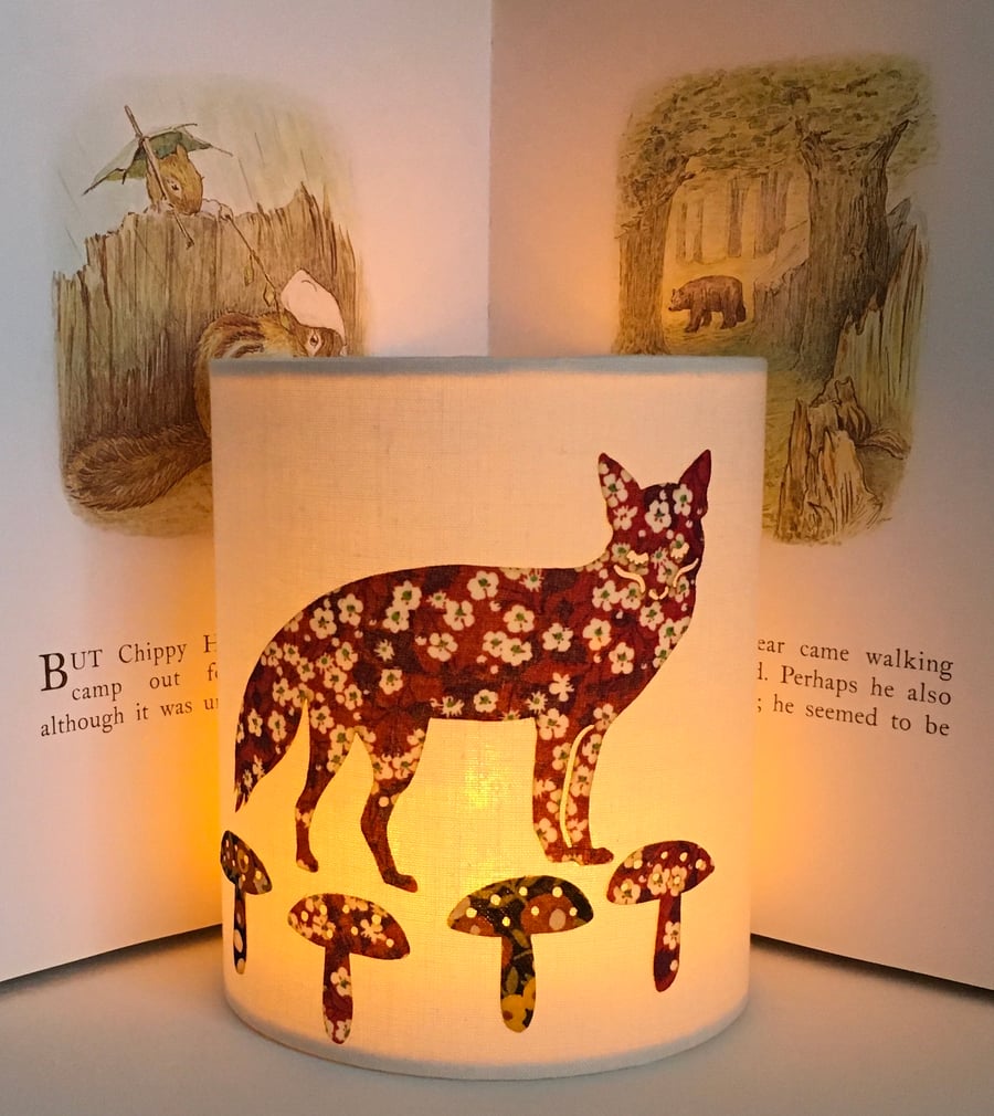 Liberty MITSY  FOX -Handmade Night Light