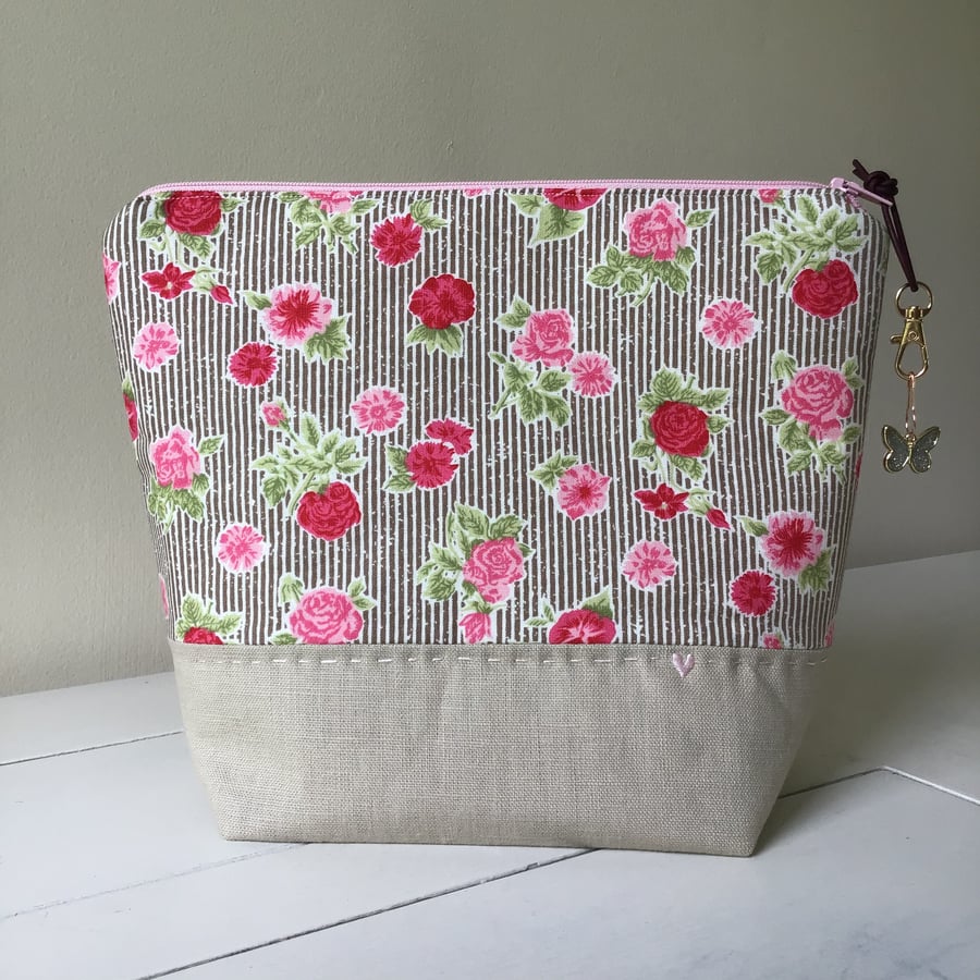Cute sock bag with hand embroidery 