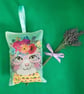 Lavender Bags Floral Cat design - Image 4