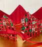 Set of 4 Christmas party crowns. Nutcracker-themed fabrics - Image 3