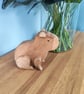 Handmade Wooden Capybara - Image 1