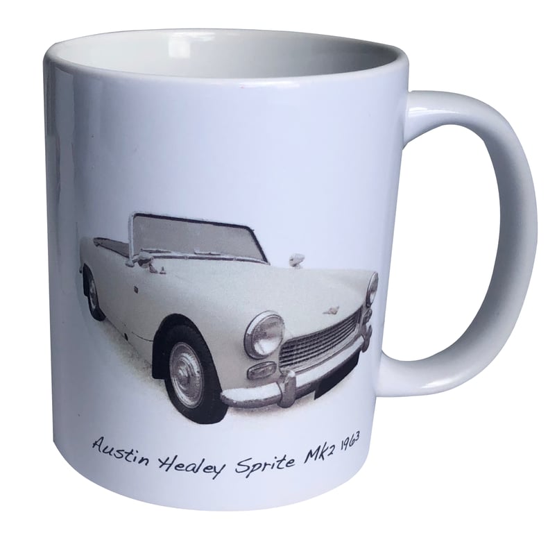 Austin Healey Sprite Mk2 1963 - 11oz Ceramic Mug for the Enthusiast