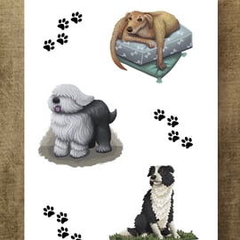 Dogs A6 Notebook 