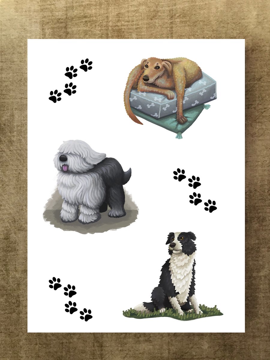 Dogs A6 Notebook 