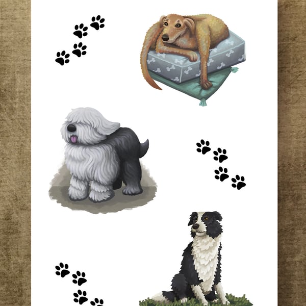 Dogs A6 Notebook 