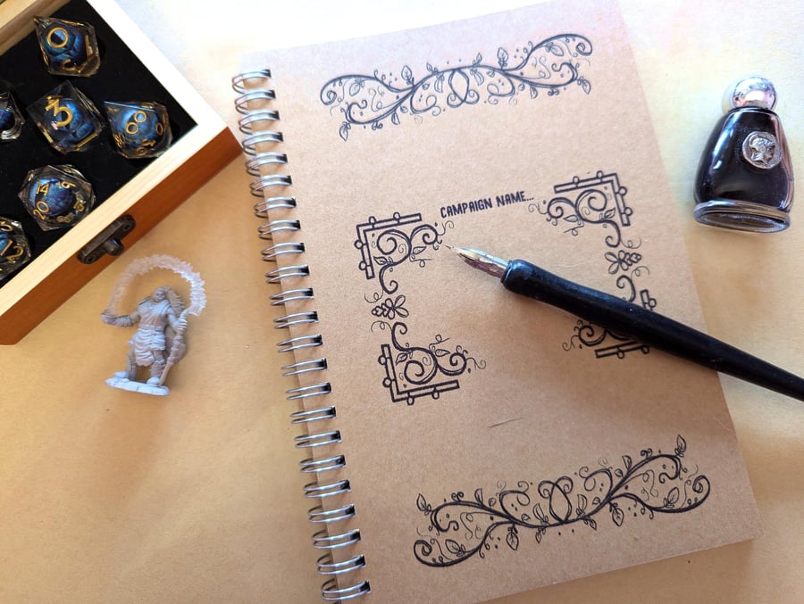 Player Campaign Journal for DND TTRPG