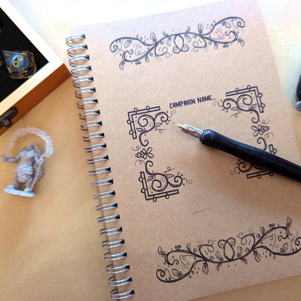 Player Campaign Journal for DND TTRPG