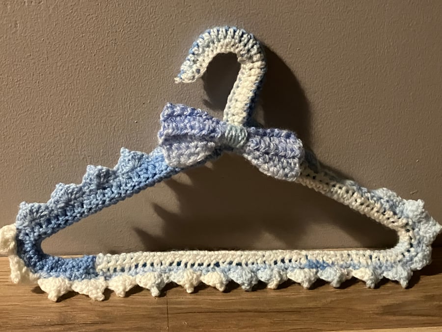 Baby hangers perfect for a new baby boy or christening gift