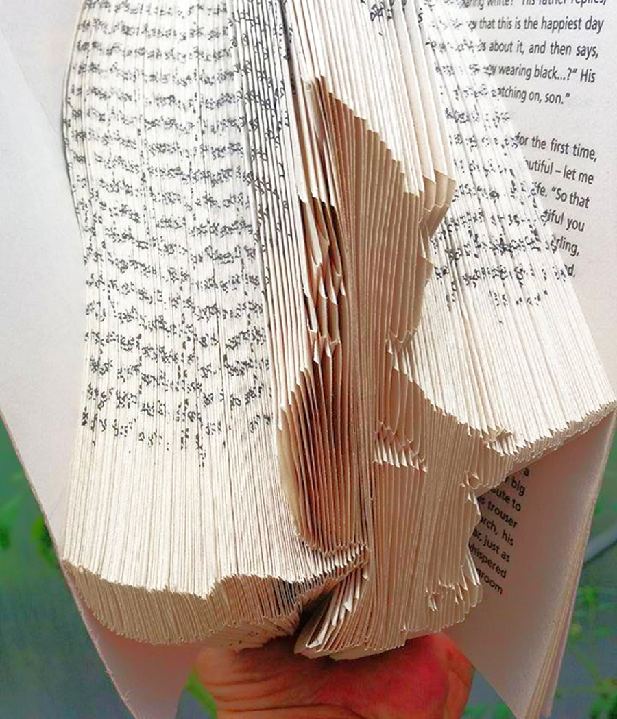 Witch MMF Book folding Pattern - EMAILED PDF PATTERN