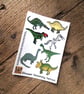 Dinosaur Temporary Tattoo Sheet - Image 2