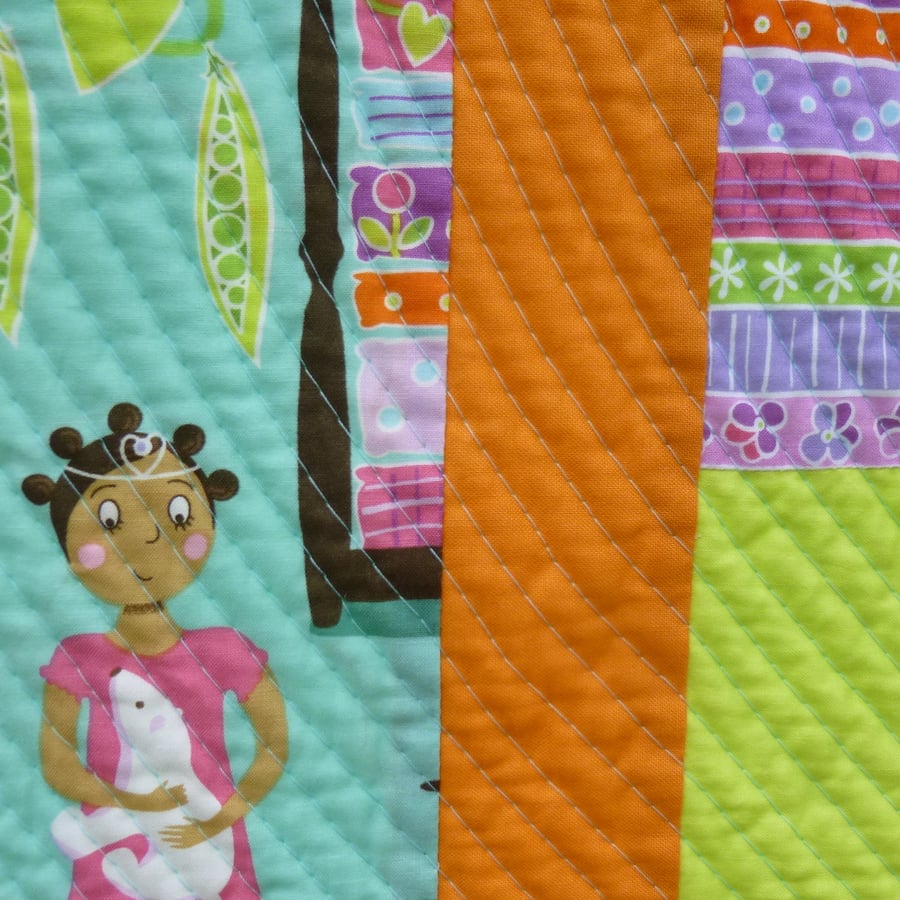 Patchwork Quilt custom designed for your child or toddler - Made to order