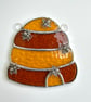 Stained Glass Beehive Suncatcher - Handmade Window Decoration - Mini Bee Cluster - Image 2