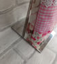 Scrappy patchwork crossbody bag, dog walking bag, patchwork, vintage rose fabric - Image 5