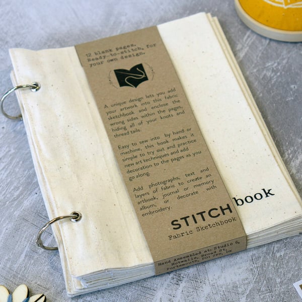 Blank Fabric Sketchbook (Cotton)