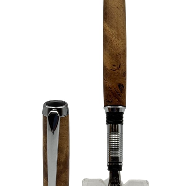 Stellar Fountain Pen - Cottonwood Burl