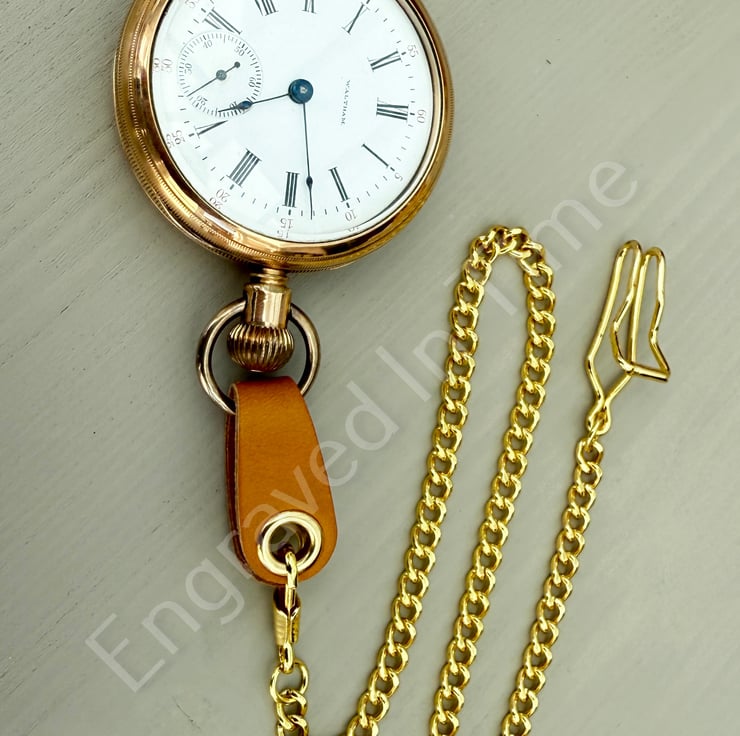 Leather Pocket Watch Bow Protector Different Co... - Folksy