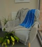 Large Blue Adult Scarf - Image 4