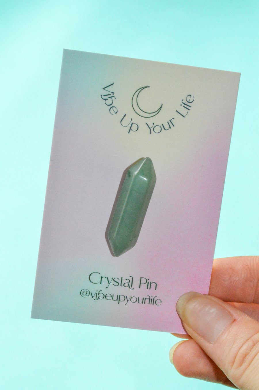 Jade Crystal Pin, Raw Crystal Accessories, Pin Badge, Raw Jade
